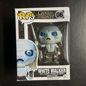 Funko Pop White Walker Figure with Blue Eyes